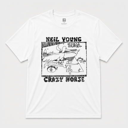 Neil Young Crazy Horse Graphic T shirt