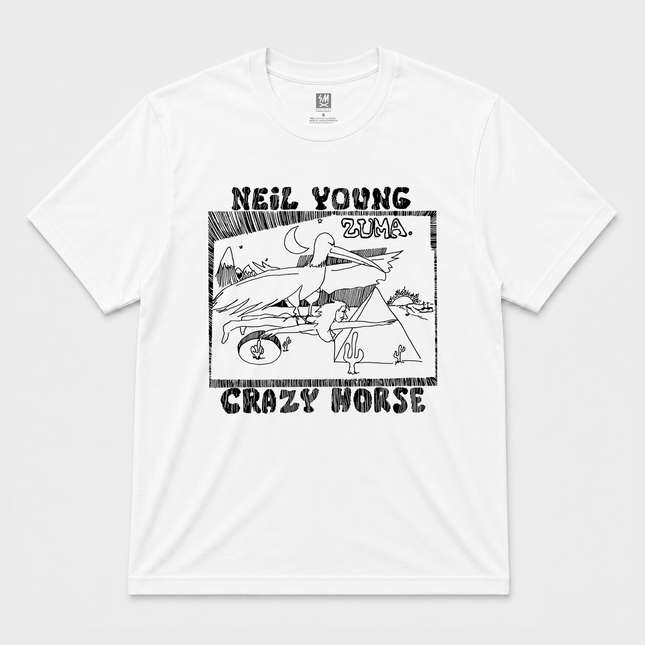 Neil Young Crazy Horse Graphic T shirt