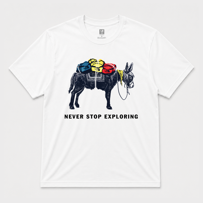 Never Stop Exploring Graphic T Shirt