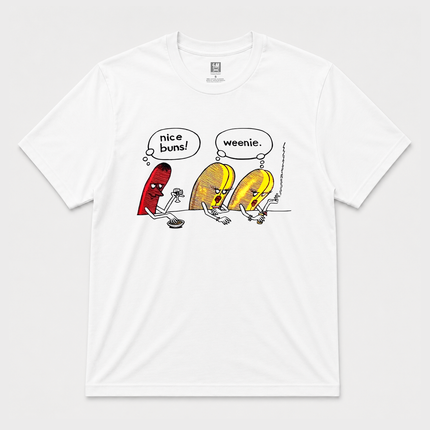 Nice Buns Weenie Graphic T Shirt