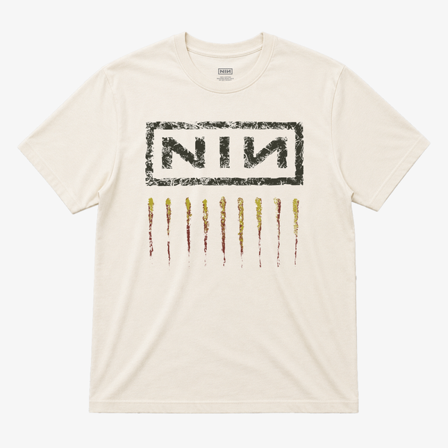 Nine Inch Nails Graphic T Shirt Natural