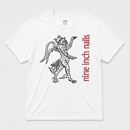 Nine Inch Nails Graphic T shirt White