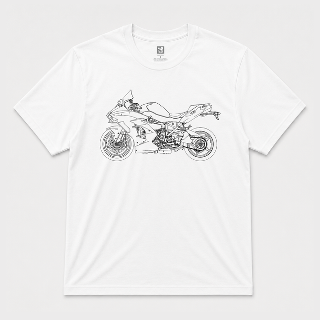 Ninja Hr2 Graphic White Mens T Shirt