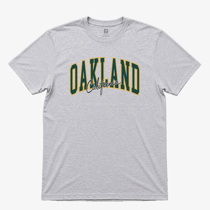 Oakland California Graphic T Shirt Gray Heather