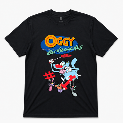 Oggy And Cockroaches graphic T shirt