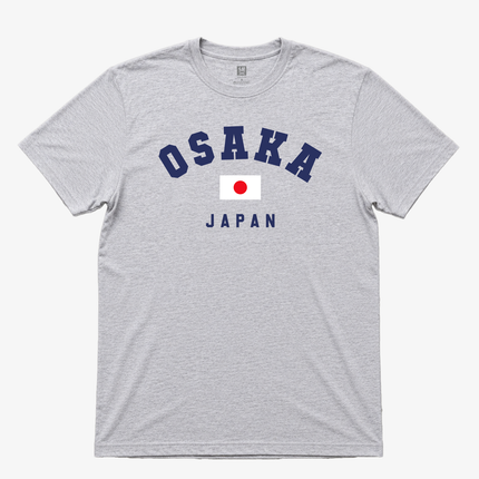 Osaka Japan Graphic T Shirt Gray Heather
