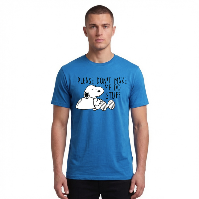 Peanuts Dont Make Me Do Stuff T shirt