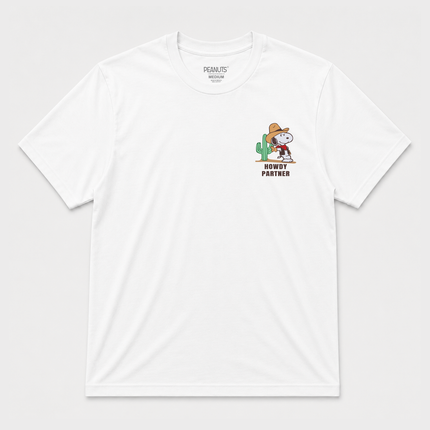 Peanuts Howdy Partner Graphic T Shirt