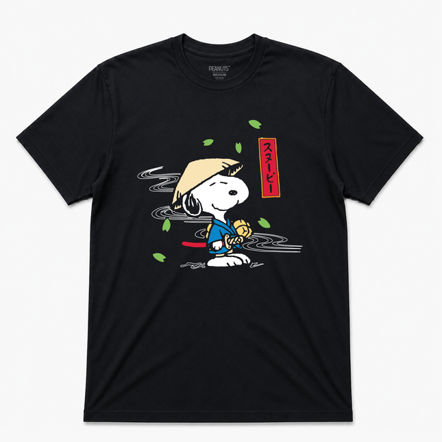 Peanuts Japanese Samurai T Shirt