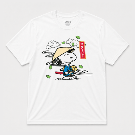 Peanuts Japanese White Graphic T Shirt