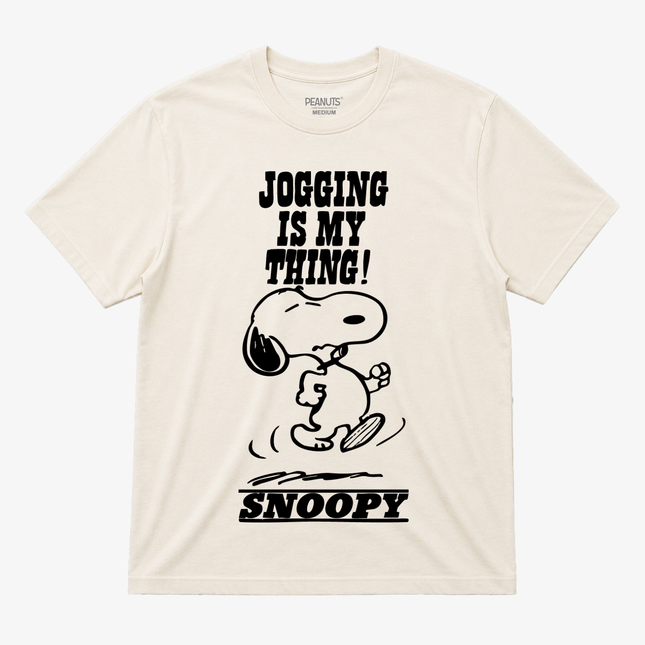 Peanuts Snoopy Jogging Is My Thing Graphic T shirt