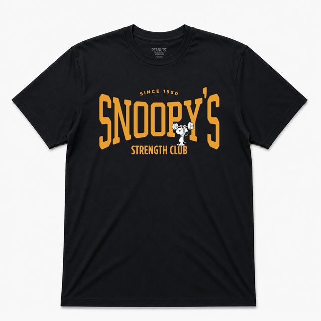 Peanuts Snoopy's Strength Club Graphic T Shirt
