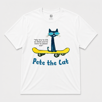 Pete The Cat Why Try To Fit In  Graphic T shirt