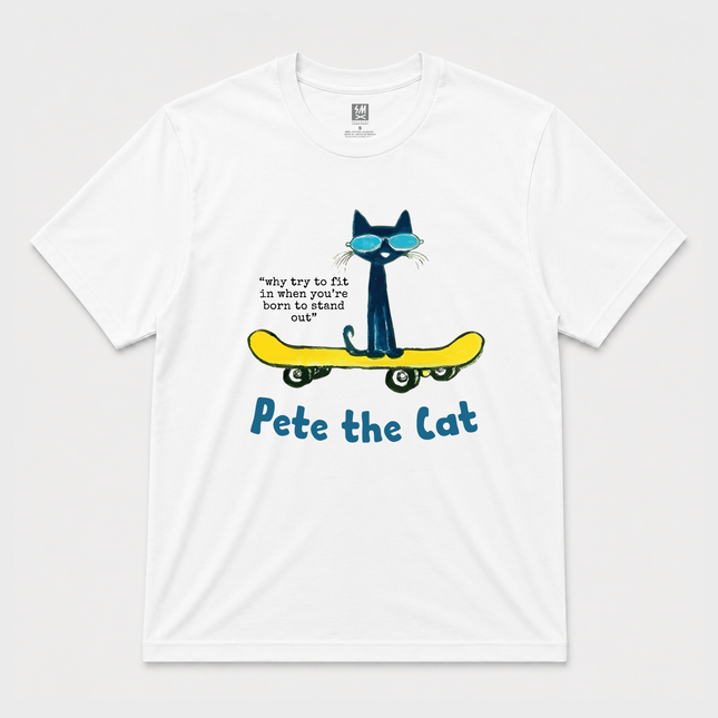 Pete The Cat Why Try To Fit In  Graphic T shirt
