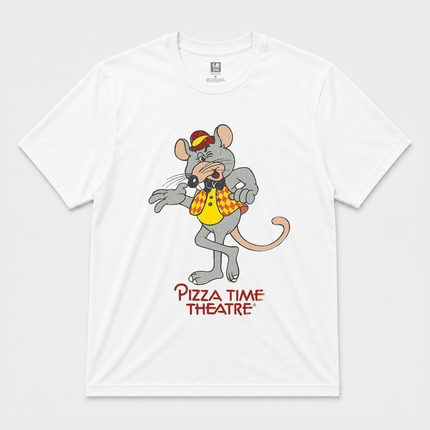 Pizza Time Theatre 80s-90s Chuck-E-Cheese White T-Shirt