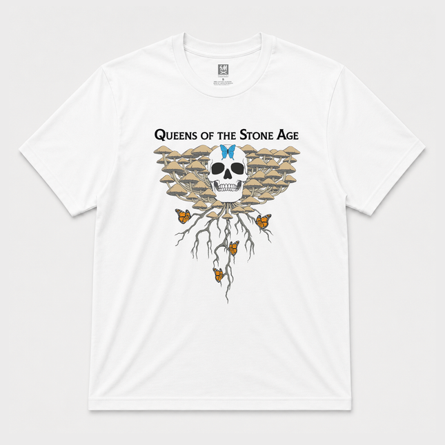 Queens Of The Stones Age Graphic White T Shirt