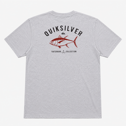 Quicksilver Mens Tuna Fish T Shirt Gray Heather Tee
