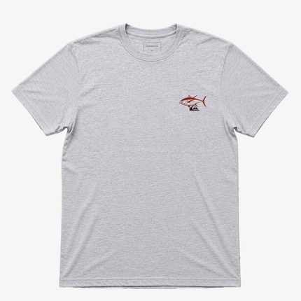 Quicksilver Mens Tuna Fish T Shirt Gray Heather Tee