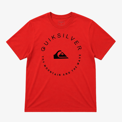 Quiksilver Mountain And Wave Red Graphic T Shirt