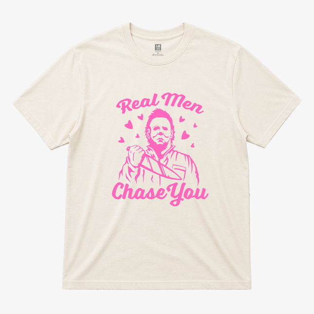 Real Man Chase You Graphic T Shirt