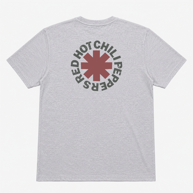 Red Hot Chili Peppers Unisex Adult T Shirt Gray