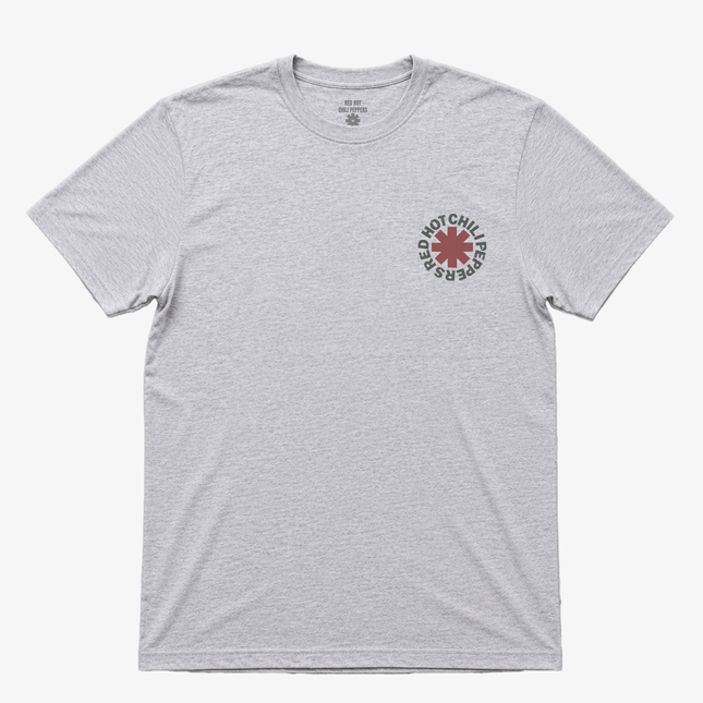 Red Hot Chili Peppers Unisex Adult T Shirt Gray