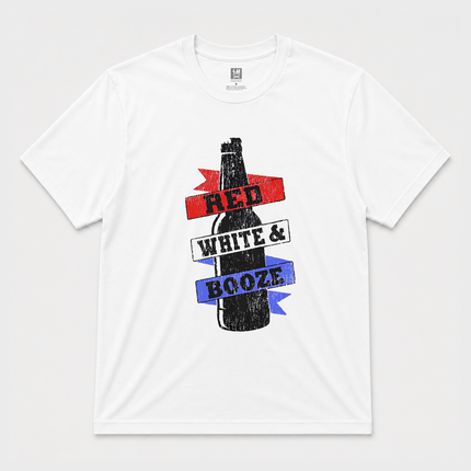 Red White And Booze Graphic T Shirt