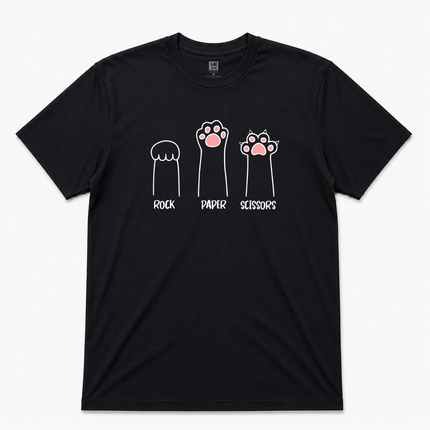 Rock Paper Scissors Graphic T Shirt