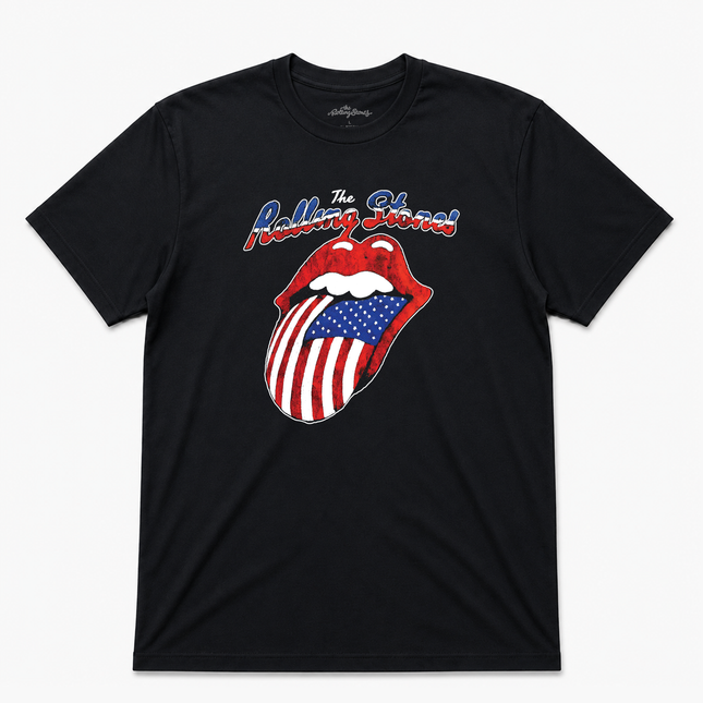 Rolling Stones Flag Tounge Logo T Shirt