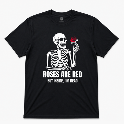 Roses Are Red Graphic t Shirt