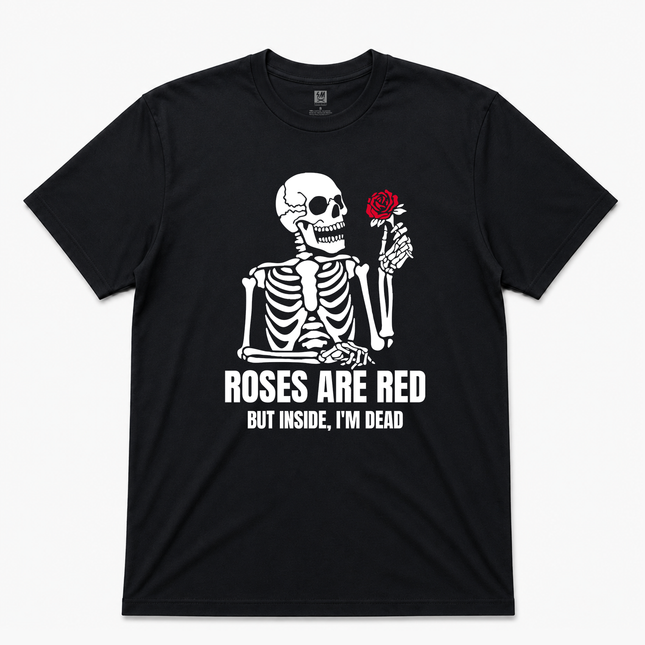 Roses Are Red Graphic t Shirt