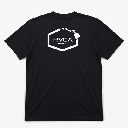Rvca Hawaii Island Mens T Shirt Black