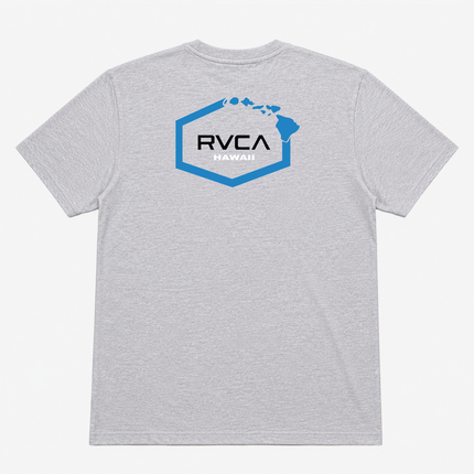 Rvca Hawaii Island Mens T Shirt Gray