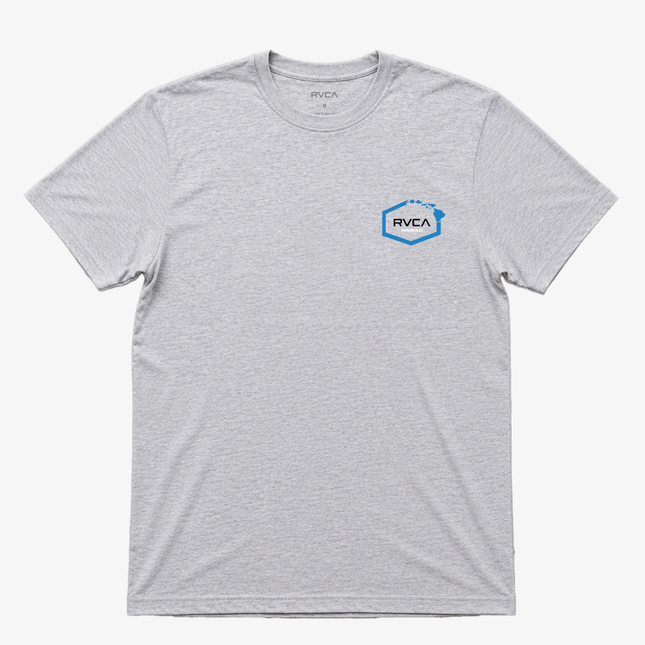 Rvca Hawaii Island Mens T Shirt Gray