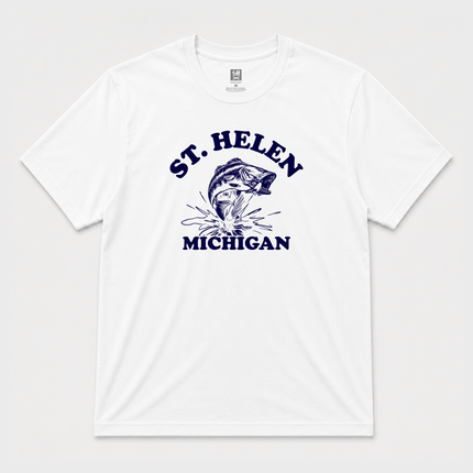 ST Helen michigan Graphic T shirt White