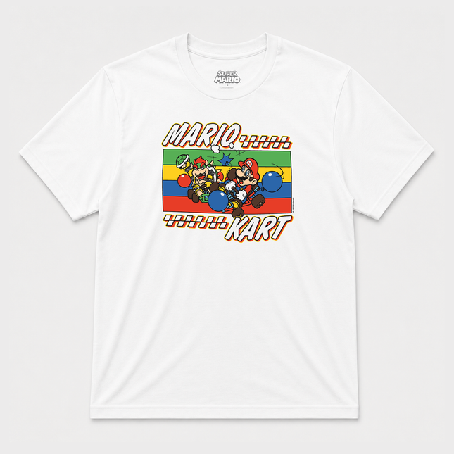 SUPER MARIO KART T SHIRT OFFICIAL LICENSE T SHIRT