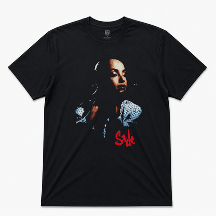 Sade 93 Tour Graphic Black T Shirt