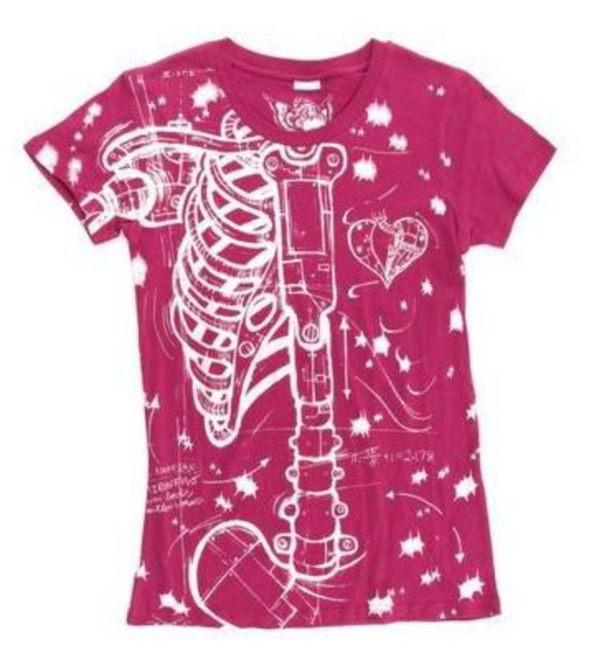 Iron Fist Shimmer Wishbone Basic T shirt