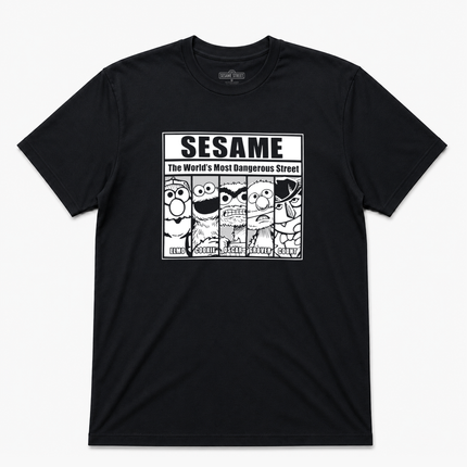 Sesame Street World's Most Dangerous Graphic T shirt