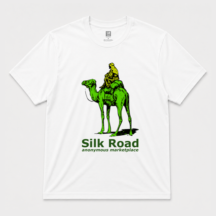 Silk Road Graphic White T Shirt