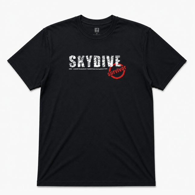 Sky Dive Survivor  Graphic T shirt