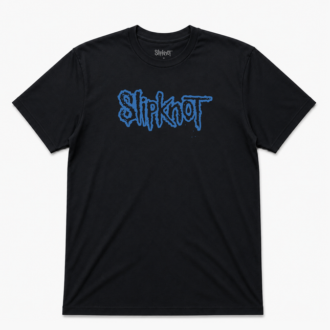 Slipknot Blue Logo Graphic Tee Mens T Shirt