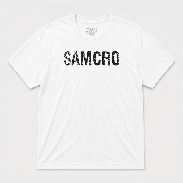 Sons Of Anarchy Samcro Mens White T Shirt