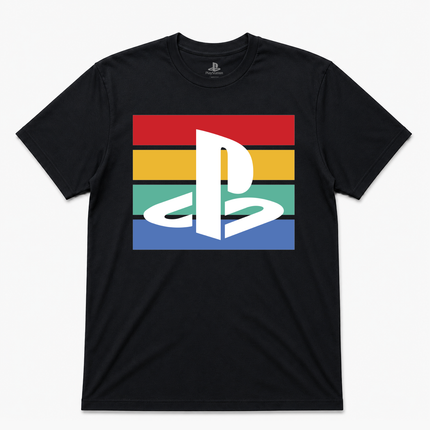 Sony Playstation Bar Logo MensT shirt