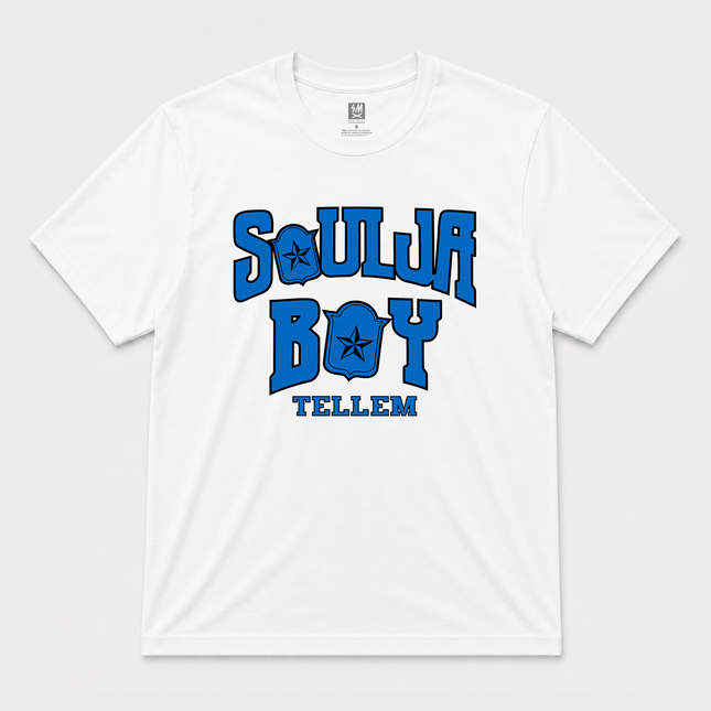 Soulja Boy Tellem Graphic White T Shirt