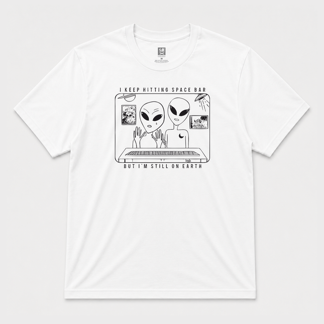 Space Bar Alien Graphic T shirt