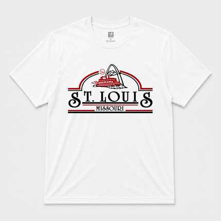 St Louis Missouri Graphic White T Shirt