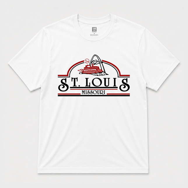St Louis Missouri Graphic White T Shirt
