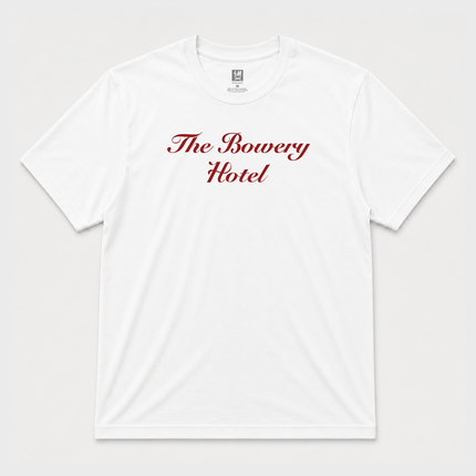 The Bowery Hotel New York White Tee