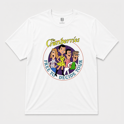 The Cranberries Free To Decide Tour White T Shirt